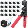 Everest easyJACK - 45° Angled Speed Termination Keystone Tool Set