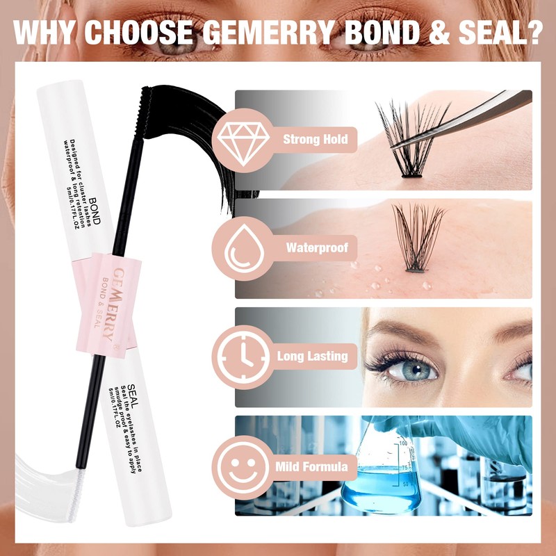 Individual Eyelashes Set 240 Pieces D Crul 15-20 mm Clusters