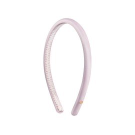 EVITA PERONI Silk Headband Thin Headbands for women Satin Headbands Non Slip and Comfortable Headbands for Women-Pink Purple