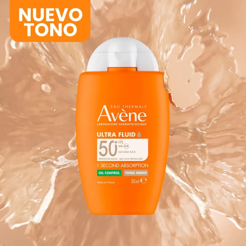 Protector Solar Ultra Fluid Tono Medio 50ml Avène