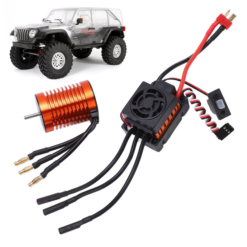 F540 4370KV RC Brushless Motor 60A ESC Waterproof T Plug