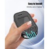 Leather Car Key Case Fit for Compustar Prime T11 RF-P2WT11-SS