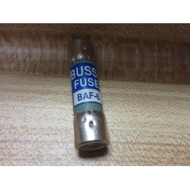 COOPER BUSSMANN BAF-6 FUSE, 6A, 250V, FAST ACTING (10 pieces)
