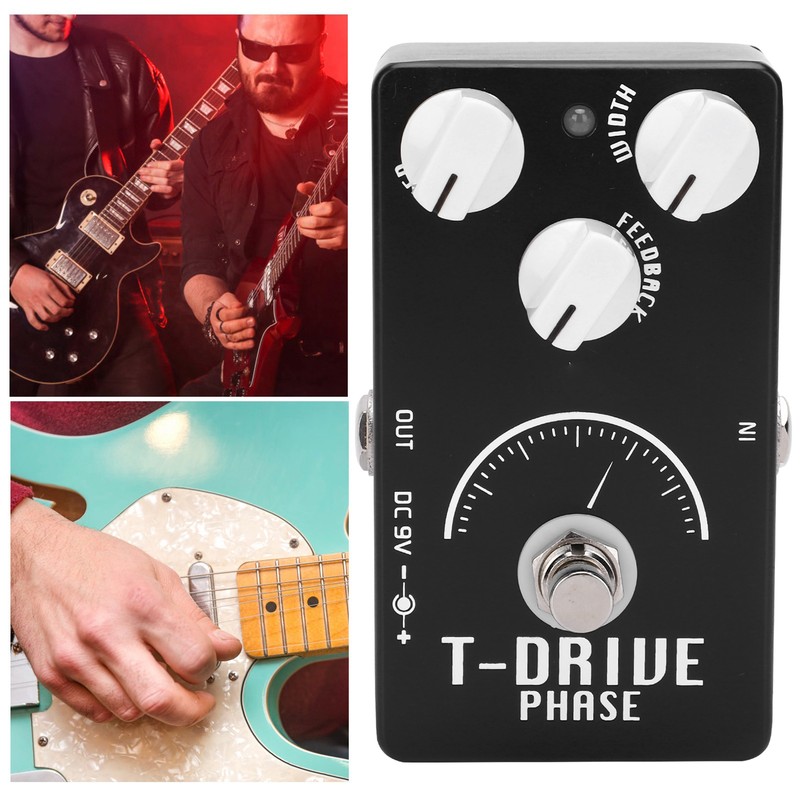 Guitar Phaser Pedal Electric Analog Phase Shifter Effect Musical Instrument