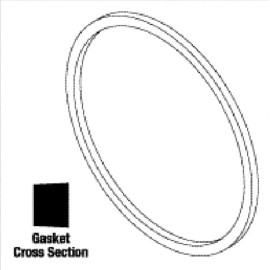 Replacement Parts Industries RPI Tuttnauer 2340 Series/EZ9 Door Gasket (For Serial #8806 And Above) TUG021