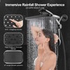 Rain Shower Head with Handheld High Pressure rainfall Shower Heads