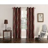 No. 918 Intersect Ogee Print Semi-Sheer Grommet Curtain Panel