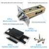 4 Sets of Bolt Through Tubular Mortice Latch(45mm),with Plastic Dust