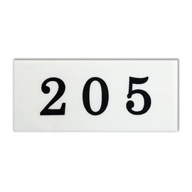 kyouritusaintekku License Plate 9b – 205 White