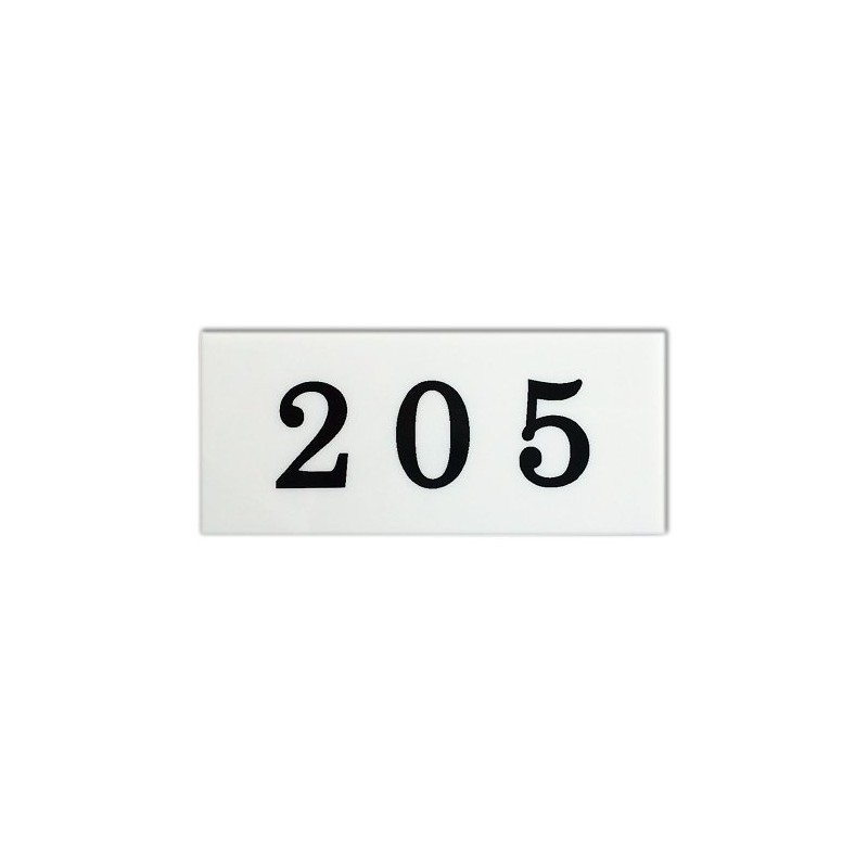 kyouritusaintekku License Plate 9b – 205 White