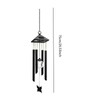 Baoblaze Outdoor Solar Light Wind Chime Hanging Decoration Sturdy Accessories