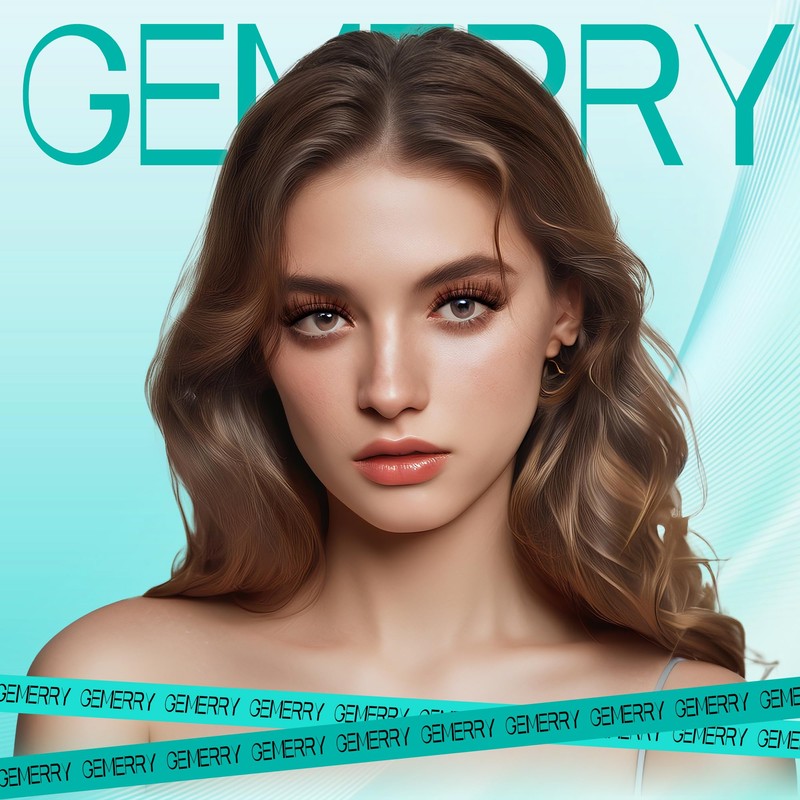 GEMERRY Brown Lash Extension Kit 30D/40D/60D/80D/100D/200D D Curl Lash Clusters