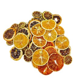 Utama Dehydrated Citrus - 50+ Piece Dried Lemon/Lime/Orange/Grapefruit - Cocktail/Food Garnishing - Citrus Potpourri - Mixed Dried Fruit Box