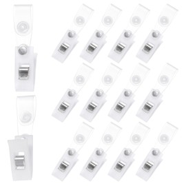 M METERXITY 20-Pack Garden Flag Clips Anti-Wind, Yard Flag Clips, Small Garden Flagpoles Clips, Plastic Lawn Yard Flag Pole Clips for Small Flags/Outdoor Flag/Garden Flag Poles [White]