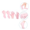 Housoutil 1set Moisturizing Exfoliating Socks and Gloves Set for Foot
