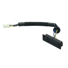 Autotecnica Liftgate Latch Release Switch, Rear, Push Button, Manual, Black