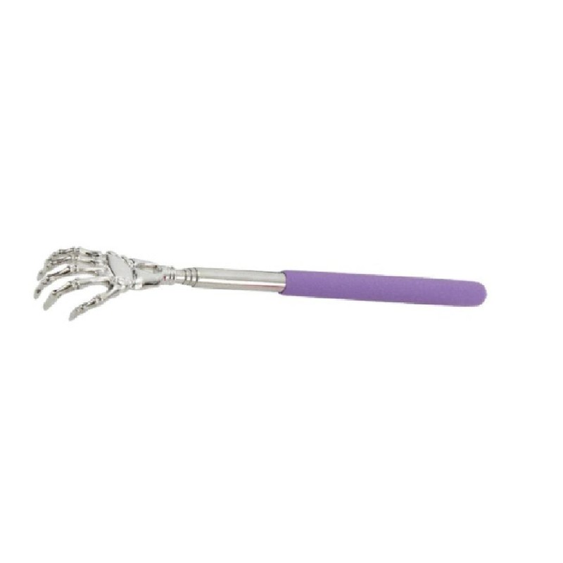 Premium Novelty Fun Extendable Back Scratcher Metal Telescopic Skeleton Massager
