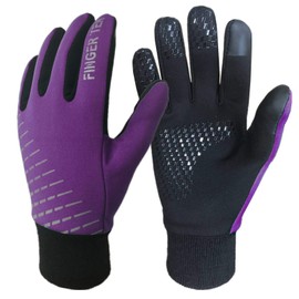 FINGER TEN Children's Winter Gloves (2 - 15 Years) Light for Boys, Girls’ Cycling / Running / Football / Gloves, Outdoor Sports, Touch Screen, Warm, Windproof, Non-Slip Pair, S, M, L, XL, l