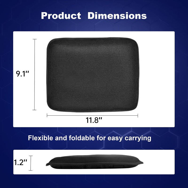 JAGASOL Motorcycle Gel Seat Cushion - Ultimate Comfort for Bike