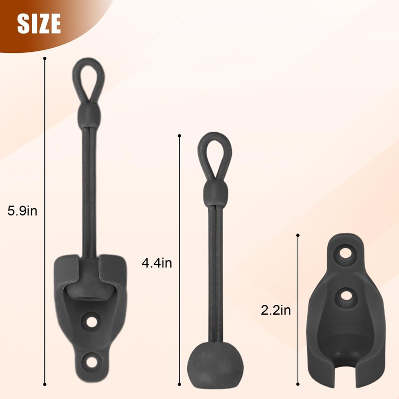 Seprochoo Replacement Shade Parts Bungee End Cap Kit, for Exterior