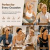 10cm Wide Hair Bands for Women, 2-Piece Set of Stretchy