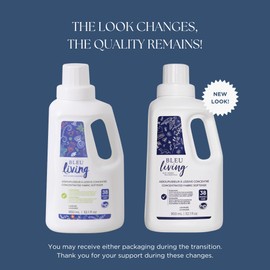 Bleu Lavande - 3-Pack Natural Fabric Softener – Concentrated Lavender Liquid Softener - Biodegradable, Eco-friendly, Hypoallergenic - Chloride & Phosphate-free - Aromatherapy - (38 loads-950 ml) x3