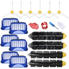 JoyBros Accesorios de Piezas de Repuesto compatibles con iRobot Roomba 675 670 665 690 692 694 671 677 650 655 614 Rueda de Rodillo Principal Lateral 