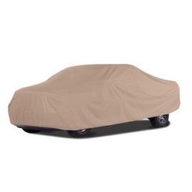Covermates Contour Fit Car Cover - 3-Layer Construction, Mesh Vent, Elastic Hem, Vehicle Covers, Beige