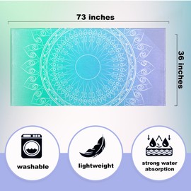 VYXVYX Beach Towel Oversized and Sun Hats Set in Large Big Pool Towels Camping Swim Clearance Soft Towels Travel Essentials Accessories Quick Dry Tower for Woman Man Friend Family