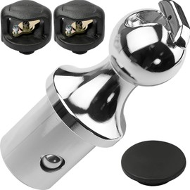 Fexhull 30137 Puck System Gooseneck Hitch Kit Fit for Ford F-250 / F-350 / F-450 Super Duty Truck 2011-2018 | Fit for Nissan Titan XD 2016-2018, Silver Gooseneck Ball Hitch