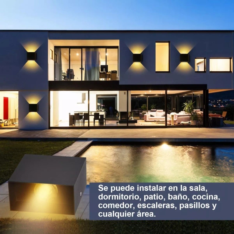 lampara pared LED 12w Luz De Pared Luz Arbotante Led
