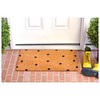 Calloway Mills Black Polka-Dots Doormat (17" x 29")