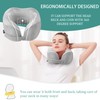 Gosider Travel Pillow Breathable Airplane Neck Pillow Memory Foam Neck