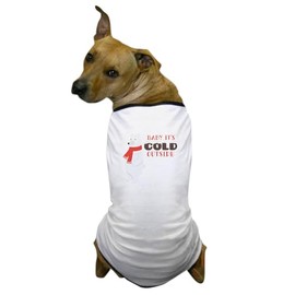 CafePress Polar Bear Cold Baby Dog T Shirt Dog T-Shirt, Pet Clothing, Funny Dog Costume