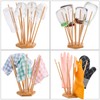 Elsjoy Set of 2 Plastic Bag and Bottle Drying Racks,
