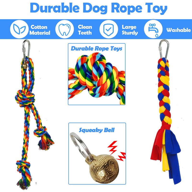 SYOOY Tether Outdoor Dog Toy,Interactive Exercise Game in Yard Park