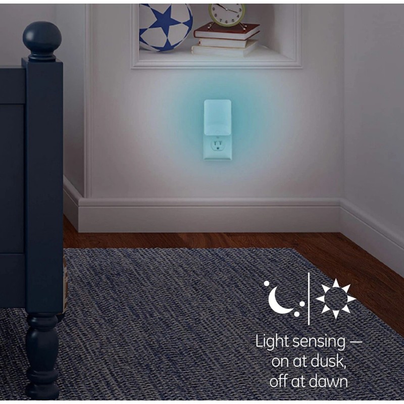 GE, 4 Pk - Color-Changing LED RGB Plug-In Night Light,