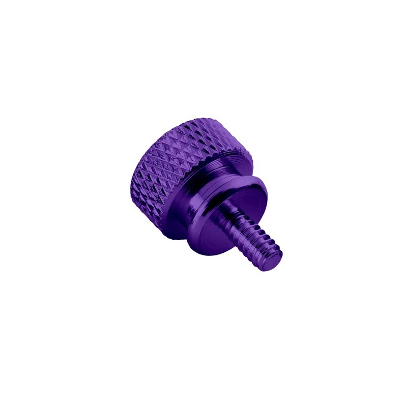 CableMod Anodized Aluminum Thumbscrews (Purple, UNC 6-32, Pack of 10)
