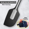 3 Pack Large Silicone Spatula for Kitchen,600°F Heat resistant Rubber