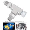 Qiilu Tee Adapter, 1/8" Npt Tee Fitting 3 Way 1/8"