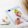 BONBELA Dry Erase Pockets 12 Pack - 10 x 13