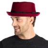 Funky Junque 100% Wool Pork Pie Hat for Men, Classic