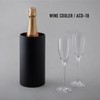 Peacock Wine Cooler Stainless Steel 1.75L Black Home Izakaya ACD-18