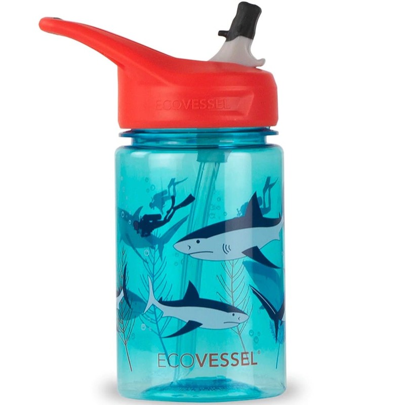 EcoVessel Splash Kids Tritan Bottle 355ml, Jungle