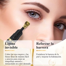 Corrector de ojos luminoso FPS 41, corrector de color para ojeras, crema para ojos con color antienvejecimiento, suero hidratante para ojos con tono de melocotón (natural, 1 unidad)