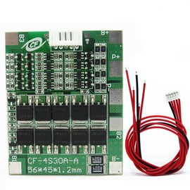 14.8V 4S 30A 18650 Lithium Battery BMS PCB Integrated Circuits Protection Board