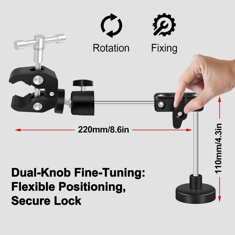 Helping Hands Soldering Magnetic Soldering Clamp with 2.16-inch Jaw Opening,