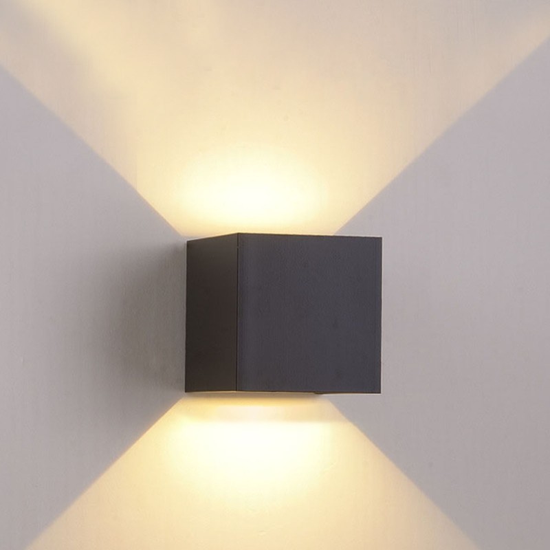 6W Outdoor LED Wall Lamp Modern Simple Innovative Waterproof Wall