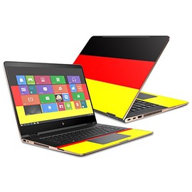 MightySkins Skin Compatible with HP Spectre x360 Convertible 15.6" (2017) - German Flag | Protective, Durable, and Unique Vinyl Decal wrap Cover | Easy to Apply, Remove | Made in The USA