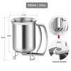 Stainless Steel Pancake Batter Dispenser - Perfect for Pancakes, Cupcakes,